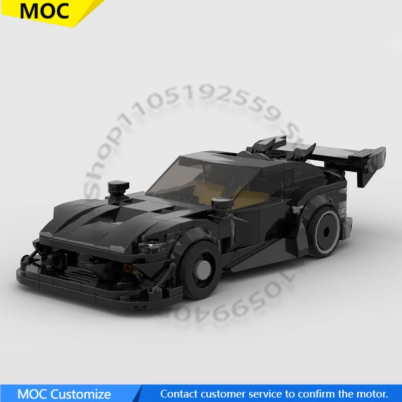 

348 PCS Speed Hypercar 2024 Viper SRT Batmobile MOC Customize Modular Building Block Kids Educational DIY Holiday Toy Gifts
