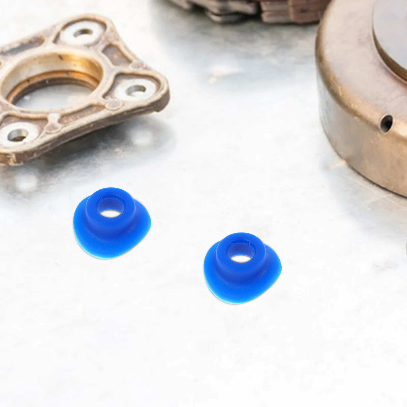 2 قطعة دراجة نارية صمام الجذعية قبعات سيليكون العالمي صالح للدراجات سيارة شاحنة الإطارات مقاوم للماء الغبار غطاء الصمام جوانات #2