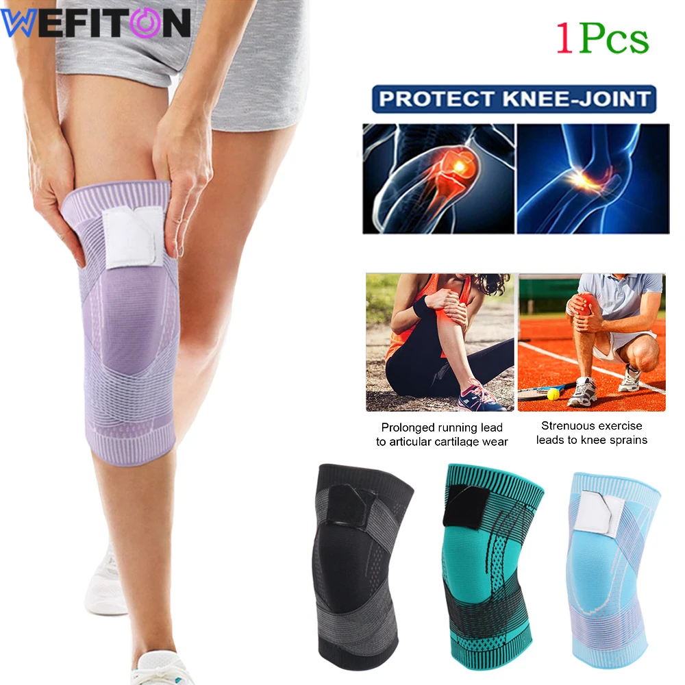 1Pcs Professional Knee Compression Sleeves Support for Knee Pain,Knee Braces with Starp for Joint Pain,Arthritis,Injury Recovery