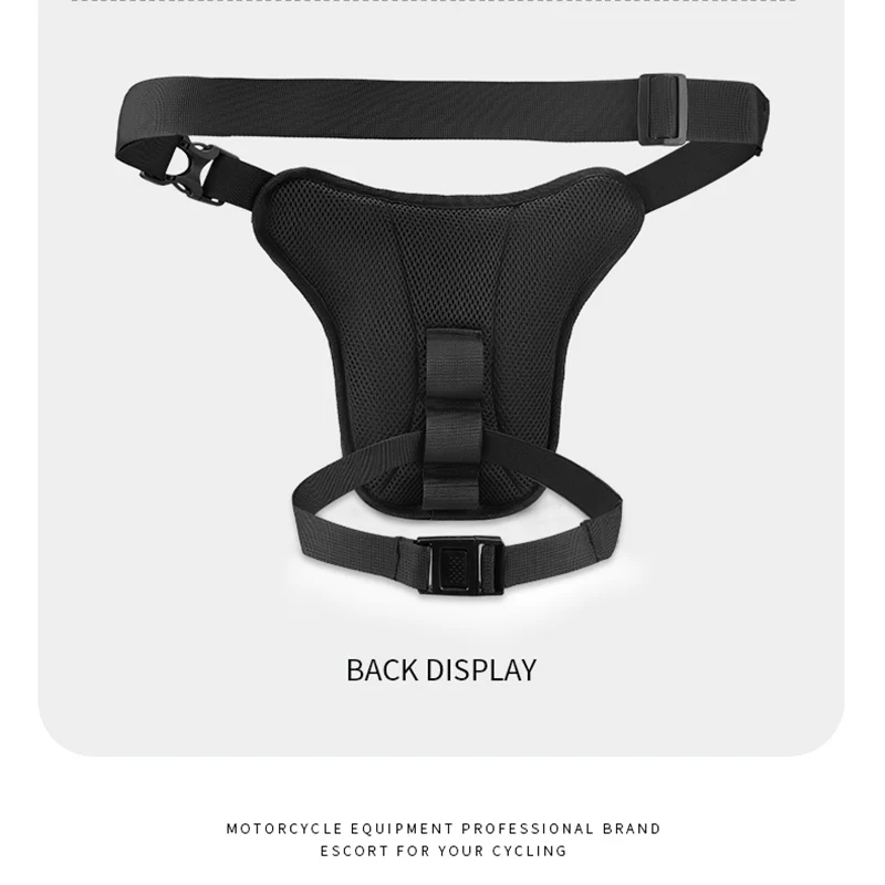 LED Light Drop Leg Bag Motorcycle Waterproof Waist Bag Hip Bum Fanny Pack For Outdoor Riding Cycling Hiking Fishing Climbing image 4