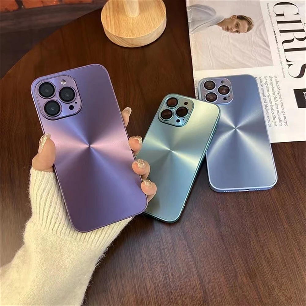 Fashion Bling Laser Aurora Pattern Colorful Phone Case For iPhone 16 17 14 13 12 15 Pro Max Plus Shockproof Bumper Cases Cover - náhled 6