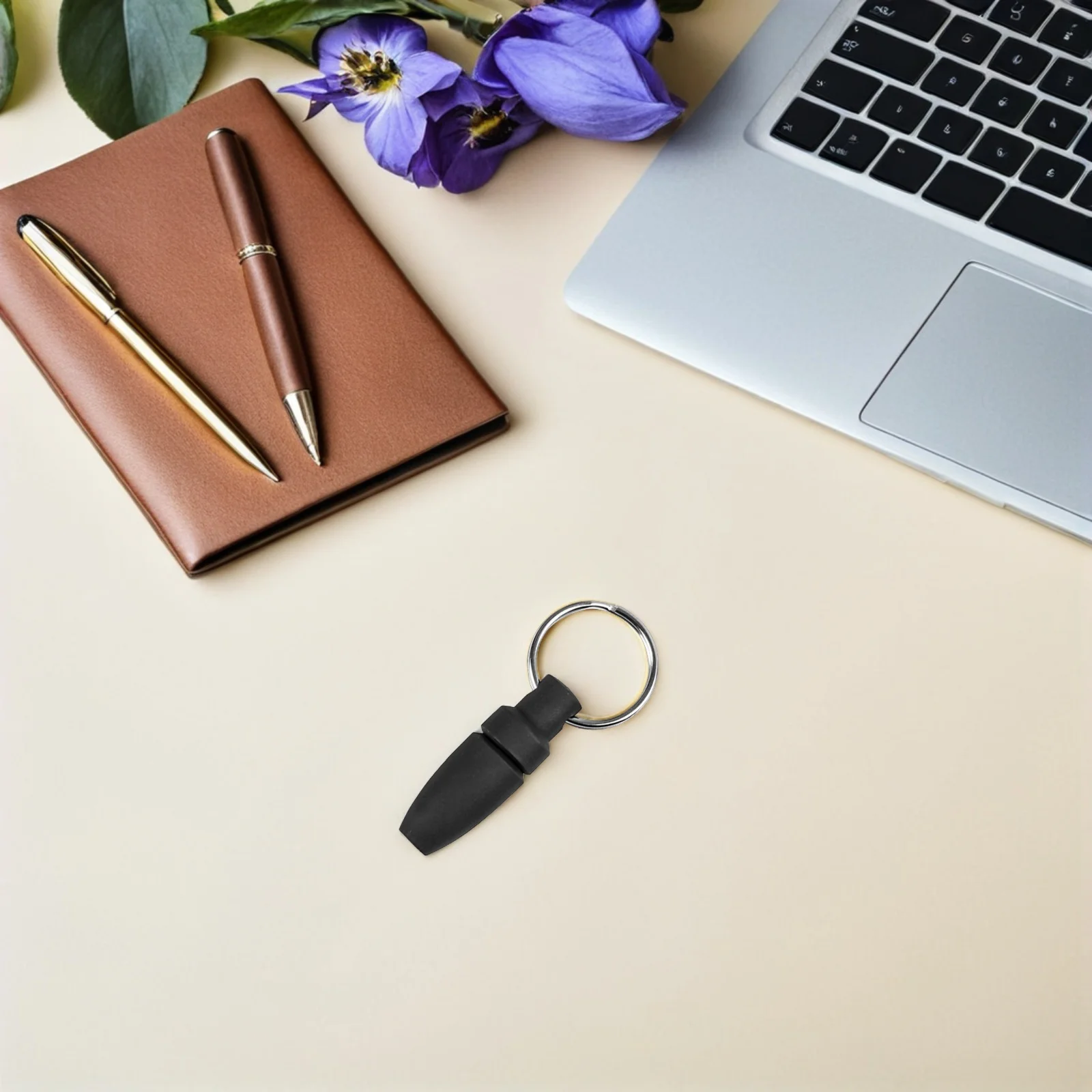 

2pcs Mini Cigar Punch Tool Portable Stainless Steel Hole Opener Keychain Retractable Puncher For Outdoor Camping Single Hole