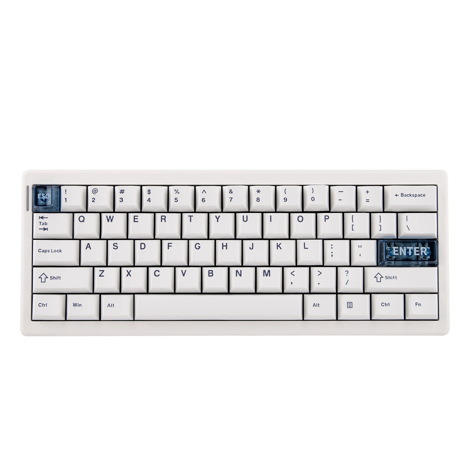 CIDOO QK61 V2 VIA-Programmable 60% Gasket Structure Wired/2.4GHz Wireless/Bluetooth Compact Keyboard with South-Facing LEDs