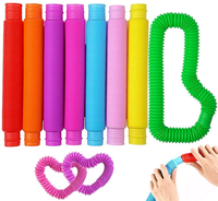 NEW Mini Tubes Sensory Toy For Adult Kids Stress Relieve Toys Kid Autism Anti Stress Plastic Bellows Children Squeeze Toy