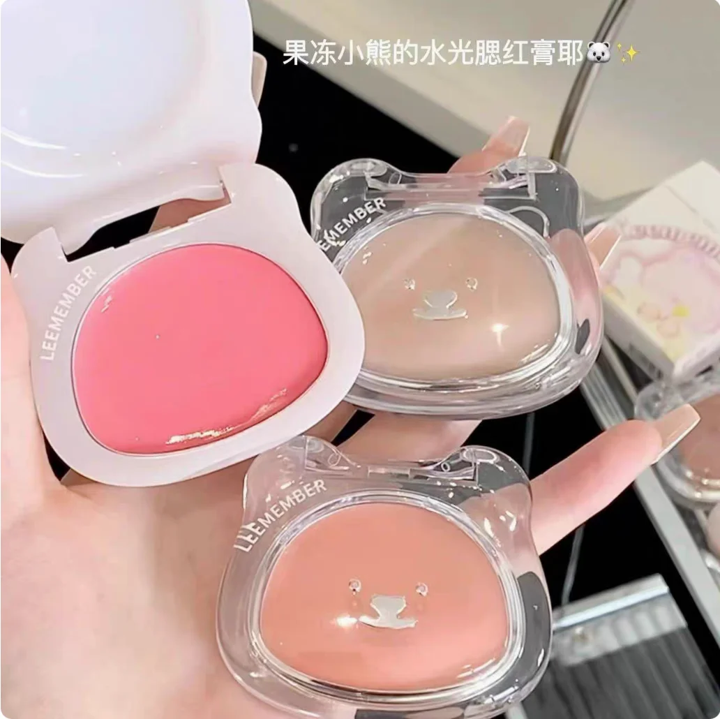 LEEMEMBER Blush Cream Multi Use Glow Cream Stick Transparante Blush Highlighter Originele make-upcosmetica