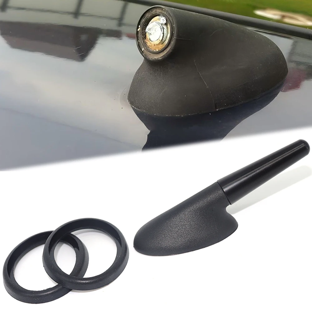 5cm/1.97in am/fm antena mastro aéreo montagem no telhado junta curta base vedação para foco mk2 2000 2004 2006 2011 transit mondeo fiesta
