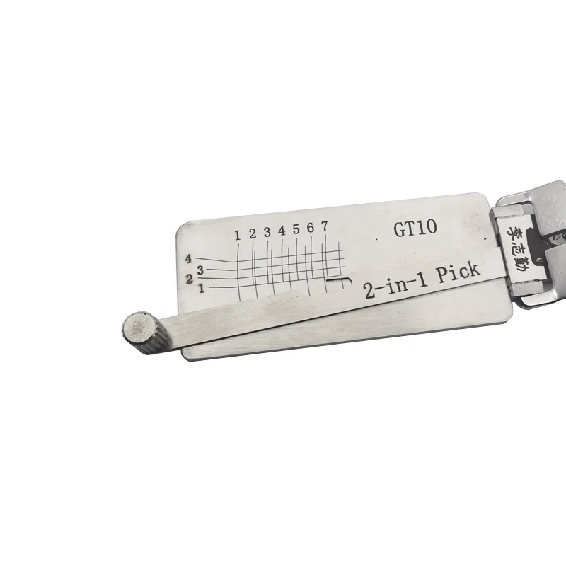 Lishi GT10 2 in 1 Locksmith Tool Lock Pick & Decoder Flat Milling for Iveco Models