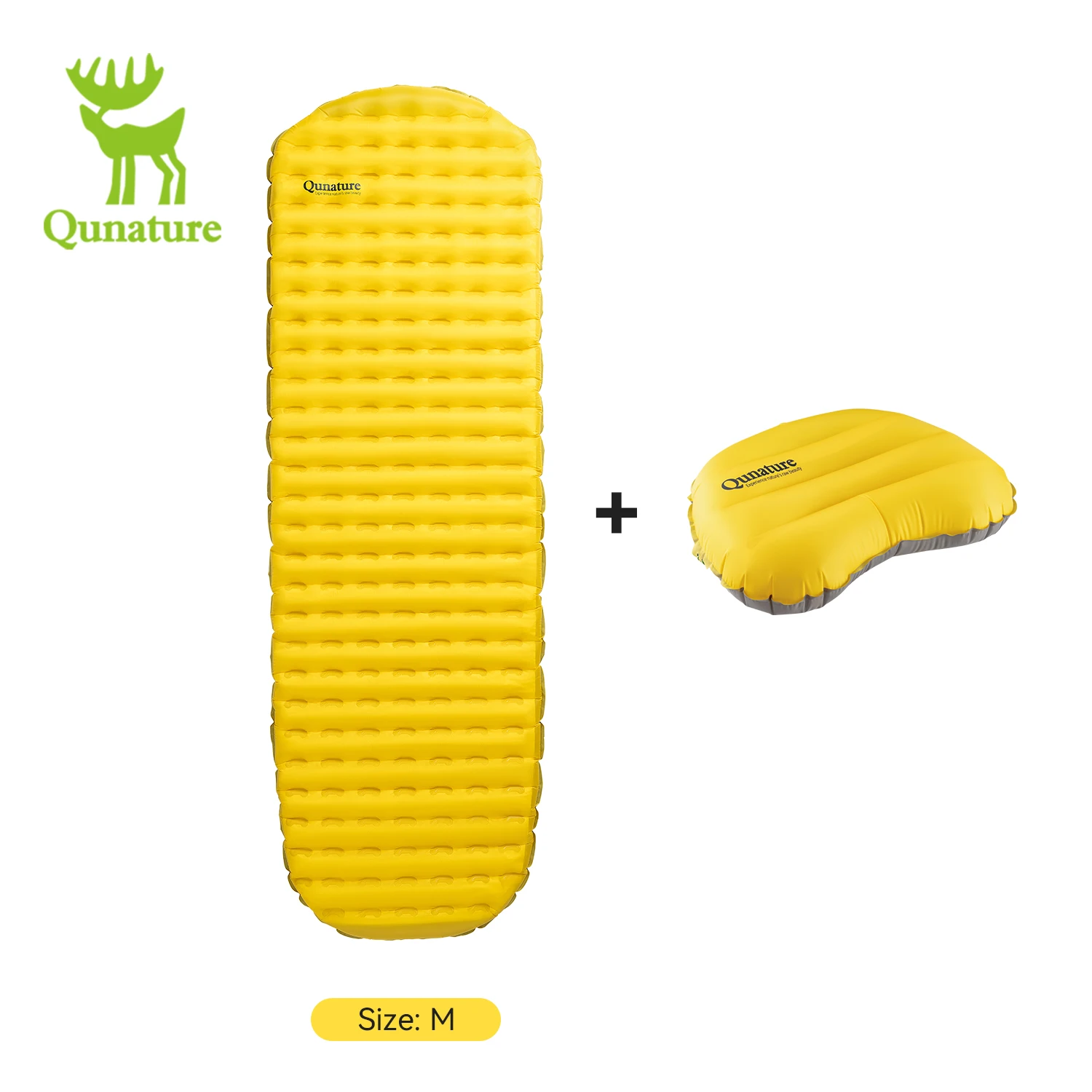 Qunature 2 Teile/satz Outdoor Camping Aufblasbare Matratze Schlafen Bett Ultraleicht Wandern Picknick Strand Matten Luft Kissen Mit Kissen 3