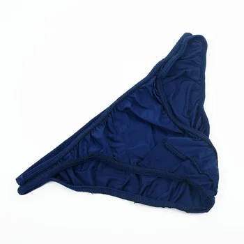 Men Soft Silky Underwear Transparent Trucks Boxer Briefs Panties Homewear Low Waist Underpants Shorts Bikini Slip Homme