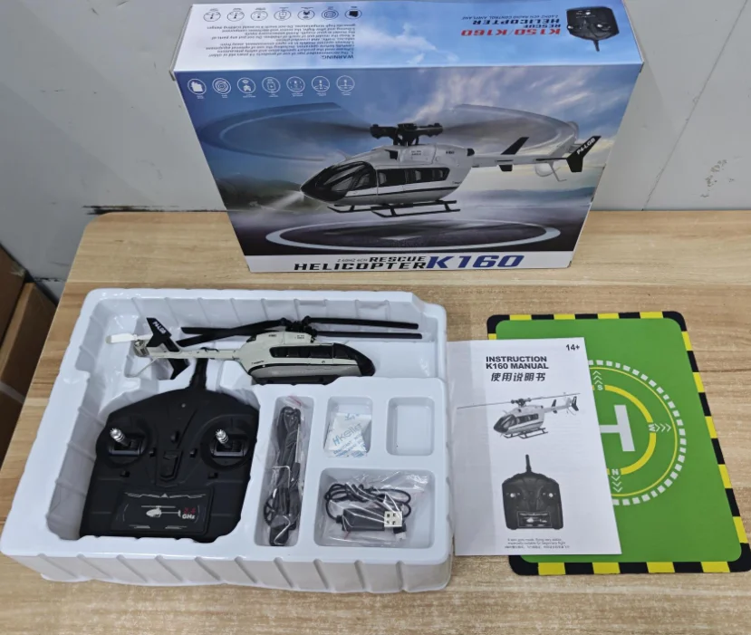 

WltoysXK K160 RC Helicopter Spare Parts Main Blade Gear Tail Motor Rotor Head Servo ESC Receiver Shell Shaft Swashplate Battery