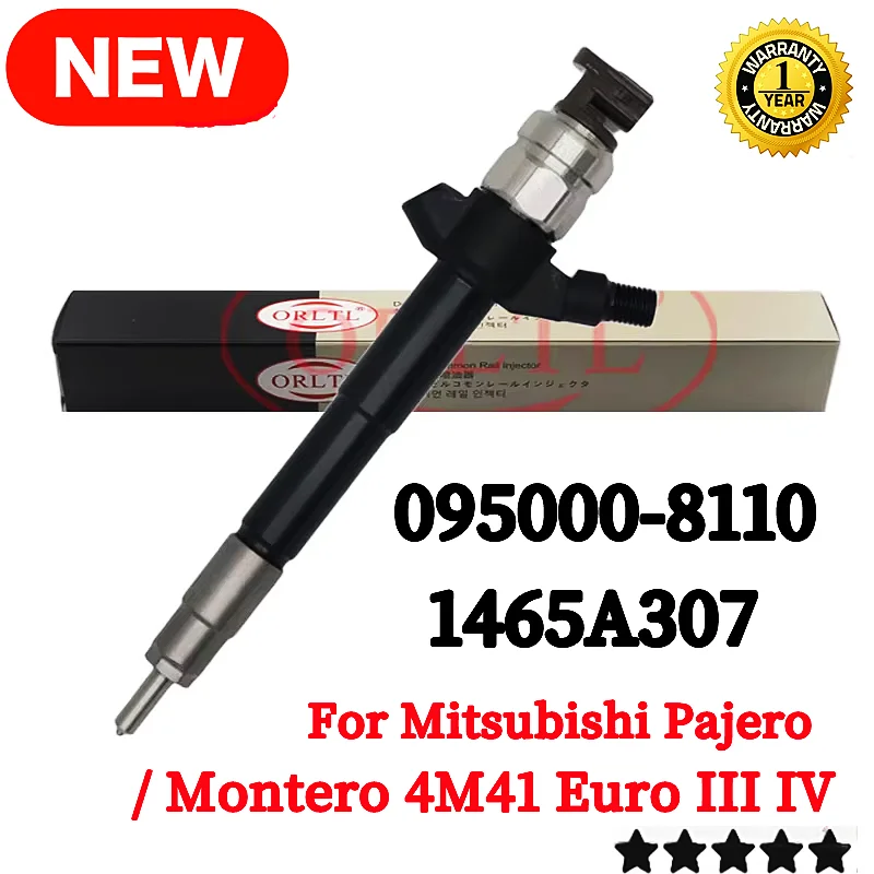 

Новая форсунка дизельного топлива 1465A307 095000 -8110 Для Denso Mitsubishi Pajero/Montero 4M41 Euro III IV 0950008110 095000 8110