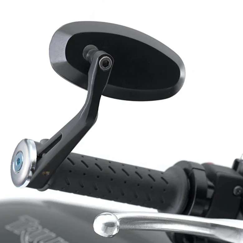 Motorcycle Handlebar End Rearview Mirror Side Mirror 360° Adjustable For Yamaha MT-07 MT-09 BMW Honda CB650R Ducati Kawasaki
