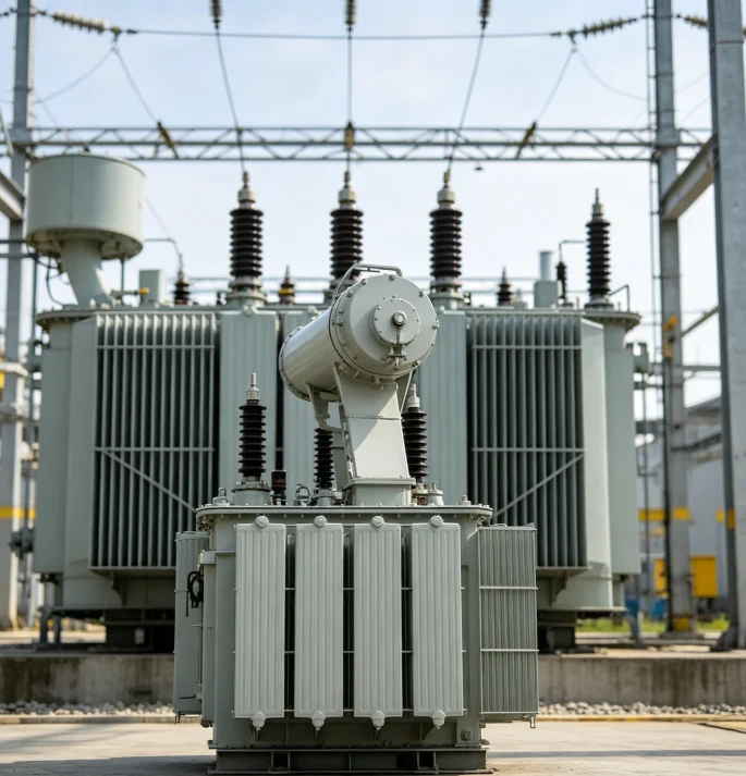 High Voltage 110kV Electrical Transformer 50 MVA 80MVA Oil Immersed Power Transformer 3 Phase Step Down Voltage Converter