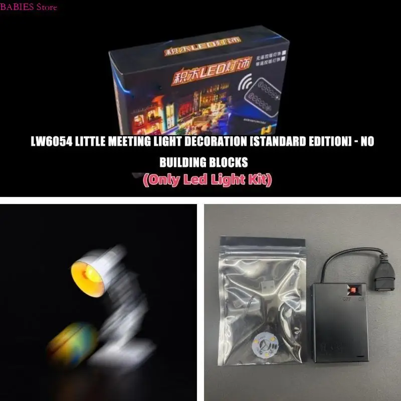 Bloques construcción C9GB Decoración lámpara adecuada para 21357 Mini Lámpara Bloques construcción Luz