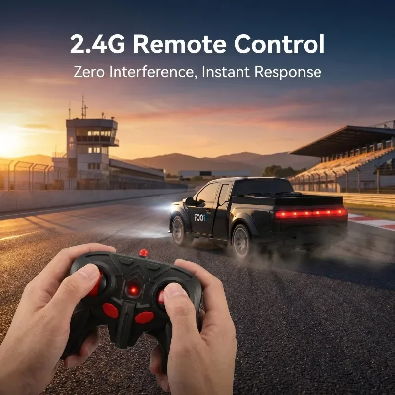 New In Stock Black Transforming Raptor Jet RC Car 2.4G Remote Control Transform Into Robot Vehicle Kids Birthday Gift Toy