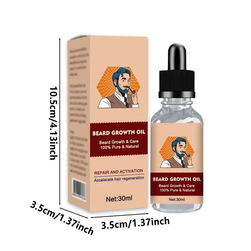 Minyak jenggot penumbuh rambut kumis pria, minyak jenggot alami 30ml, Pelembab jenggot, minyak jenggot untuk pria, pertumbuhan rambut