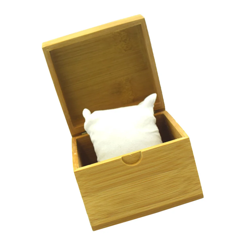 

Bamboo Watch Box For Watch Storage Display Case Compatible With Fitness Trackers Units Jewelry Holder Gift Box