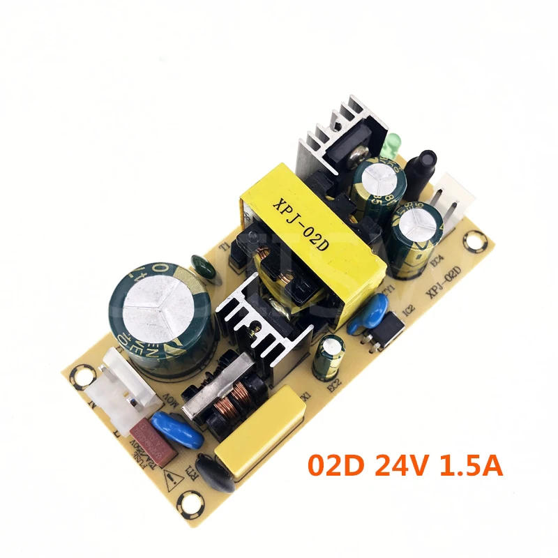 AC-DC 12V3A 24V1.5A 36W Switching Power Supply Module Bare Circuit 220V to 12V 24V Board for Replace/Repair 110V to 12V 3A