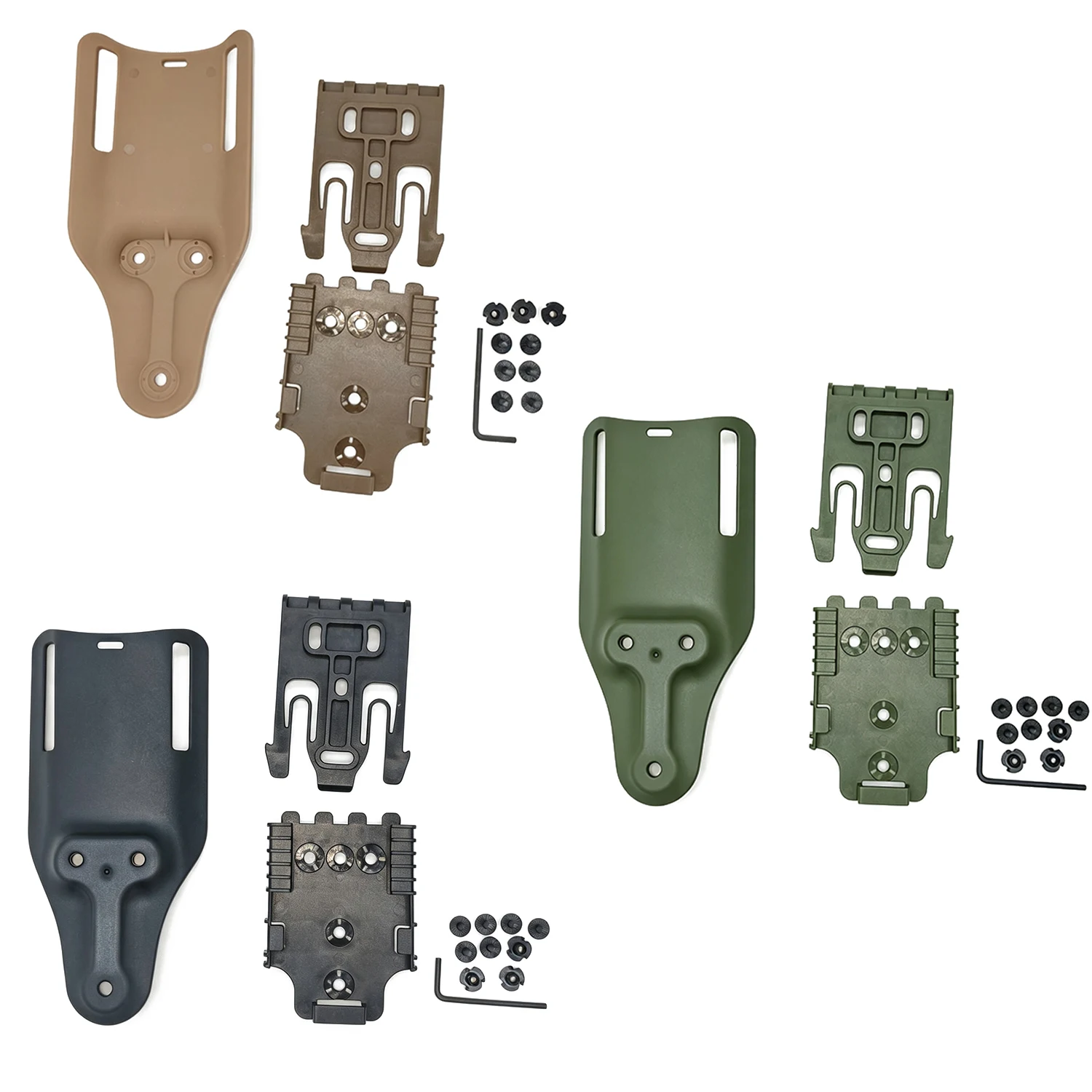 Hunting Quick Locking System Kit Drop Thigh Strap Band Tactical Holster Airsoft Belt Holster Drop Adapter For 2 inch Belt
