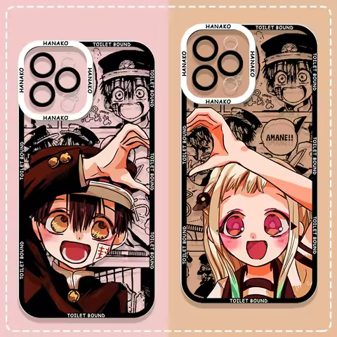 T-Toilet Bound Hanako Kun Phone Case for Xiaomi 13T 14T PRO Cases for Redmi Note 14 Pro 13C 12C Poco F5 X3 Lite 5G Clear Covers