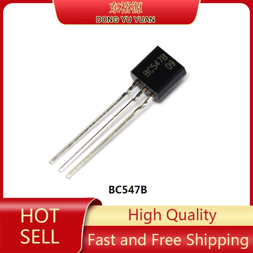 100PCS Transistor BC547B BC547 TO92 547B