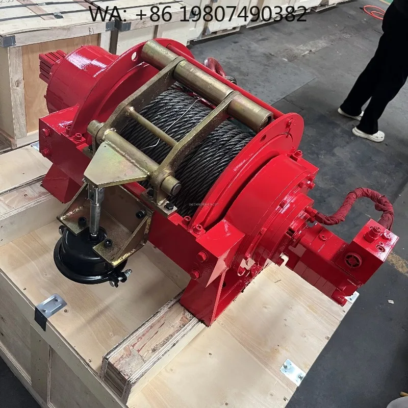 Multi-Ton Hydraulic Capstan Pulling Recovery Winch 10–50 Ton, Compatible with Standard Tow Trucks, Truck Cranes & Rollback Flatb