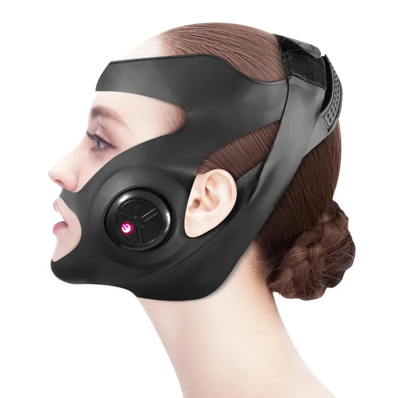 Massager Facial Lifting Machine V-Line Lift Up Bandage Therapy Device Electric V-shaped Thin Face Slimming Cheek Mask