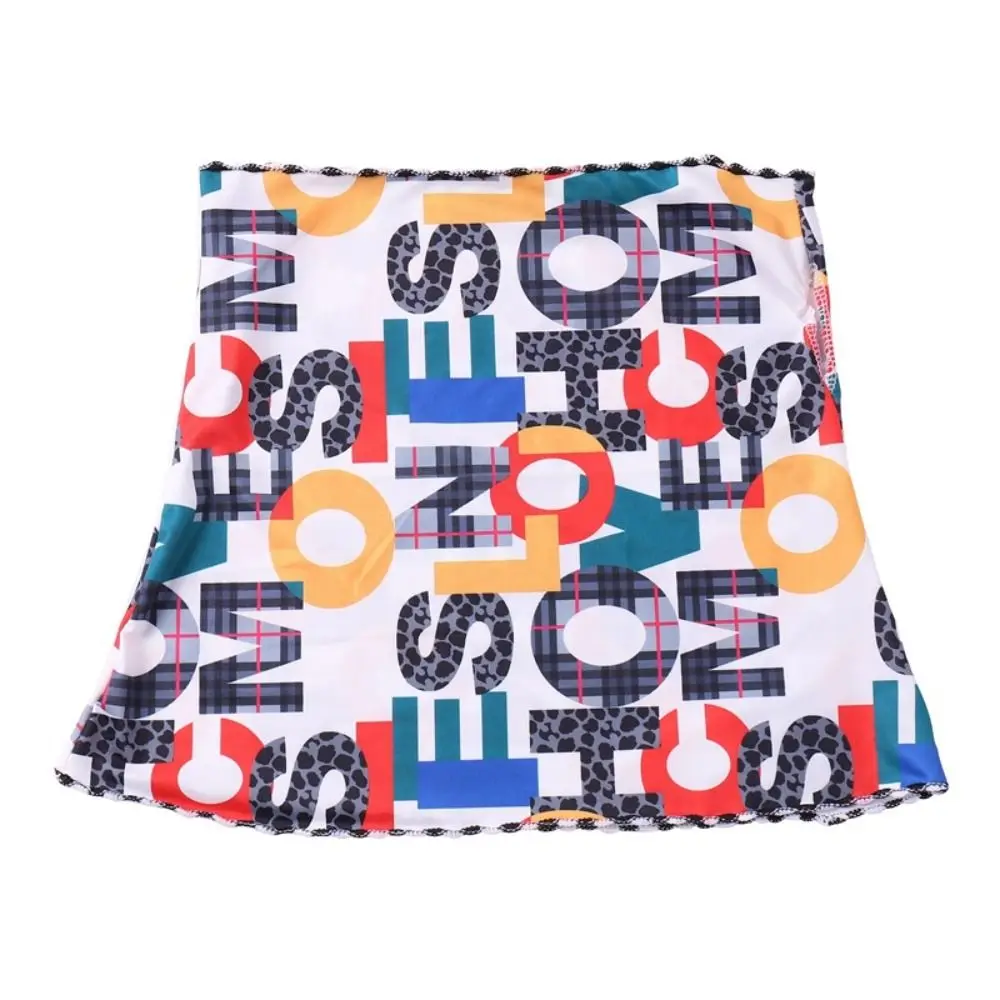 

Breathable Floral Ice Silk Mask UV Protection Cycling Face Cover Face Cover Sun Proof Bib Printed Sunscreen Face Scarf Hiking