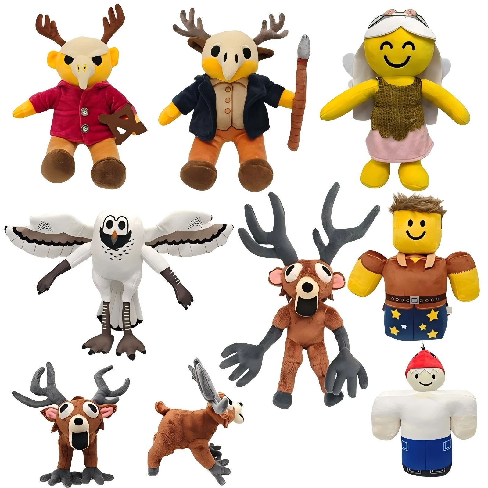 Nuevo Éxito de Ventas, Muñecos de Peluche de Ciervo de la Serie Forest Survival 99 Nights, Juegos de Terror, Regalos de Navidad para Niños