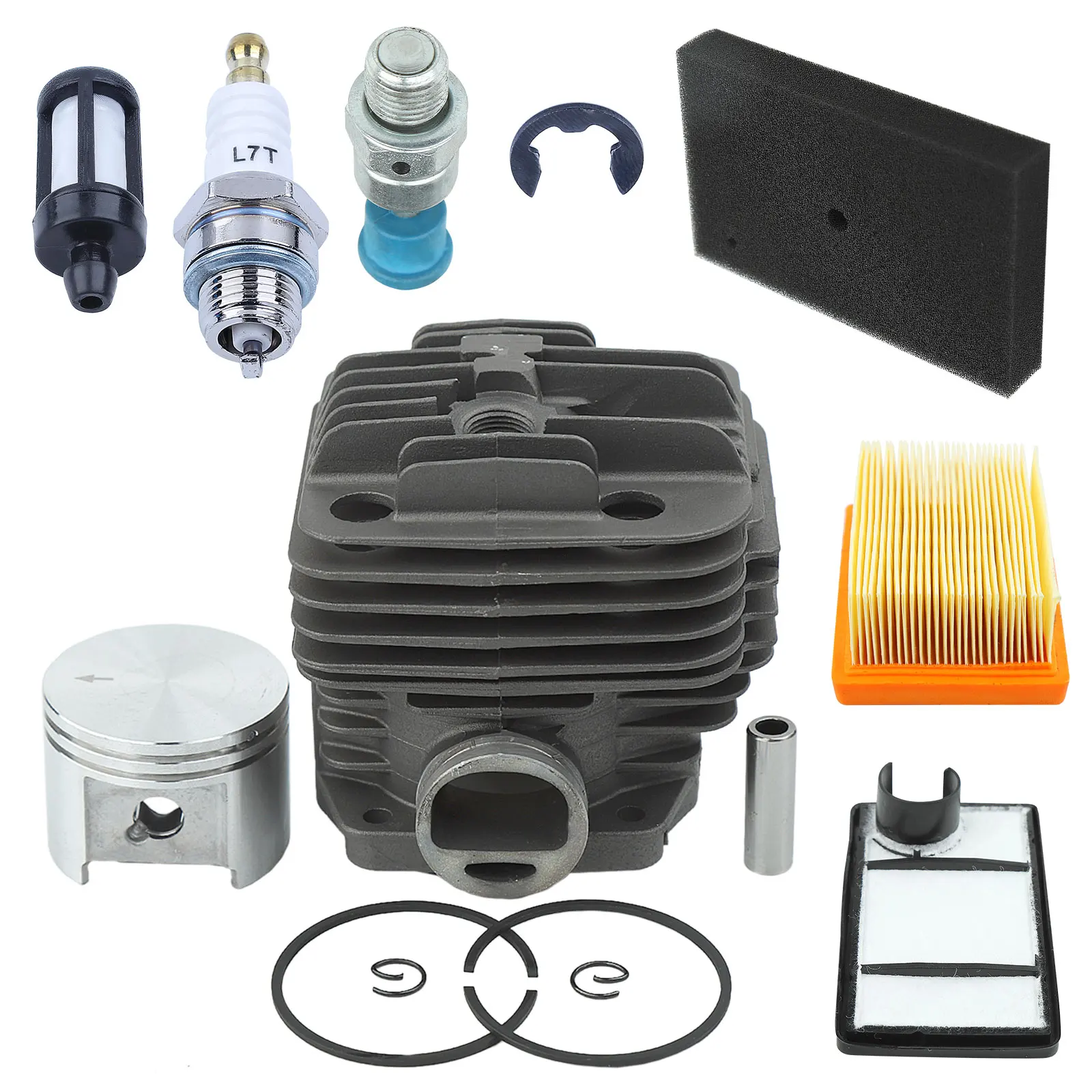 49mm Cylinder Air Fuel Filter Kit For Stihl TS400 Concrete Cut-Off Saw Parts Replace 4223 020 1200