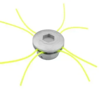 String Trimmer Head Made Of Aluminum Compatible With For 2.4/For 2.6/3.0 Lines For Brush Cutter With Secure 10mm Mounting Hole