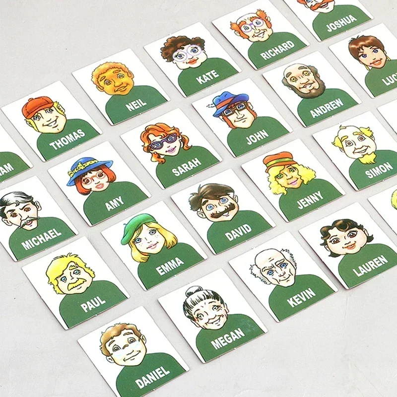 Guess Who I Am Character Guessing Board Game, Parent‑Child Interactive Logical Reasoning Puzzle Toy for Kids Family Desktop Play view 5
