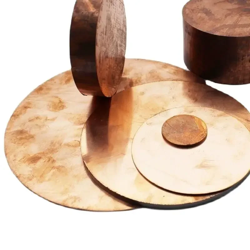 T2 Pure Copper Disc Round Plate Circular Sheet 10mm 20mm 30mm 40mm 50mm 60mm 80mm 90mm 100mm 150mm 200mm