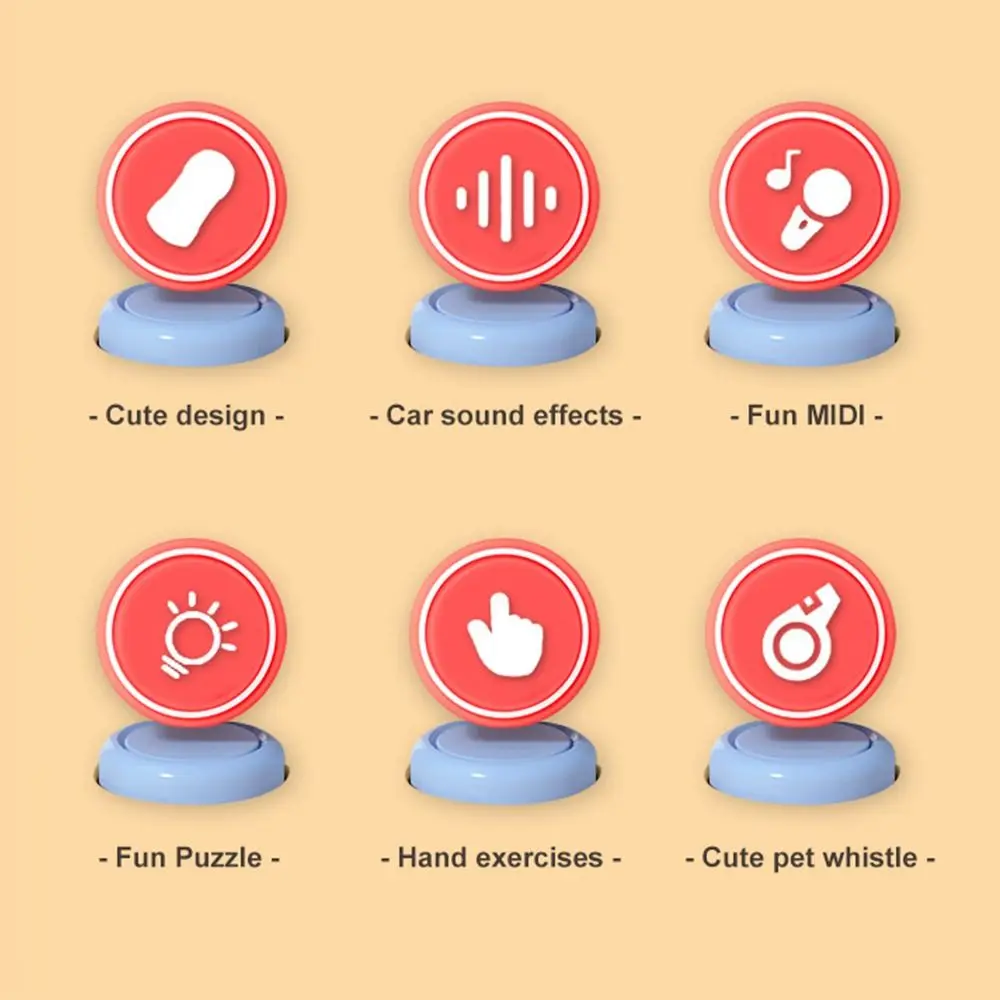 Multicolor Baby Music Toys Sound & Light Plastic Remote Control Toy With Soft Rubber Intellectual development Simulation Car Key