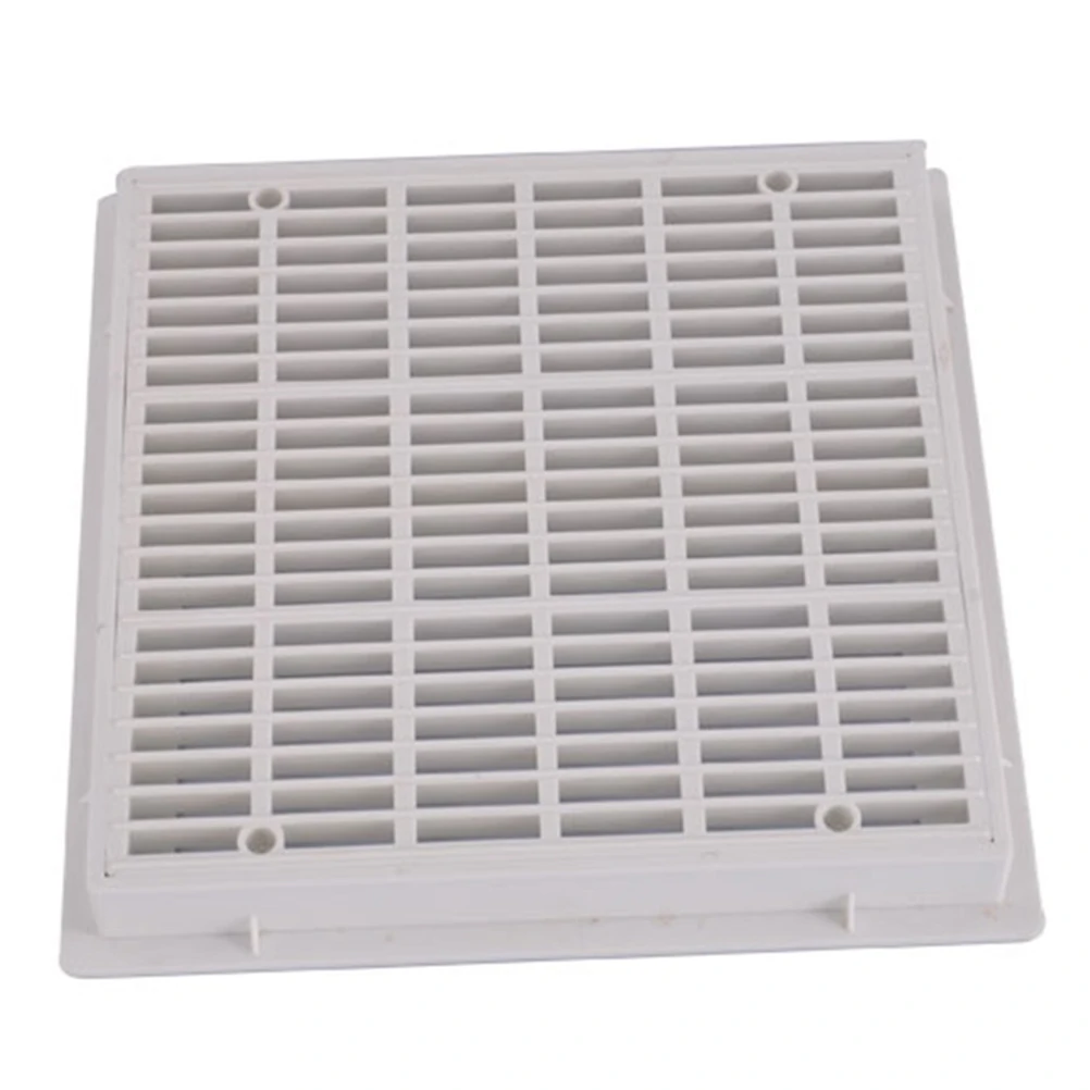 

9 Inch Pool Drain Accessory Square Floor Drainer Tool Smooth Surface Flow for Outdoor Swimming Pools and Water Parks