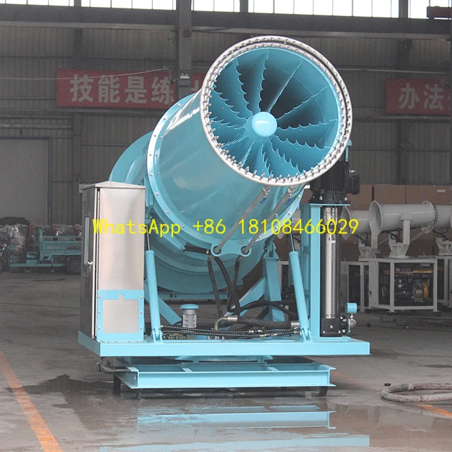 Poeira de alta qualidade remove nevoeiro canhão supressão de poeira pulverizador de água máquina de nevoeiro