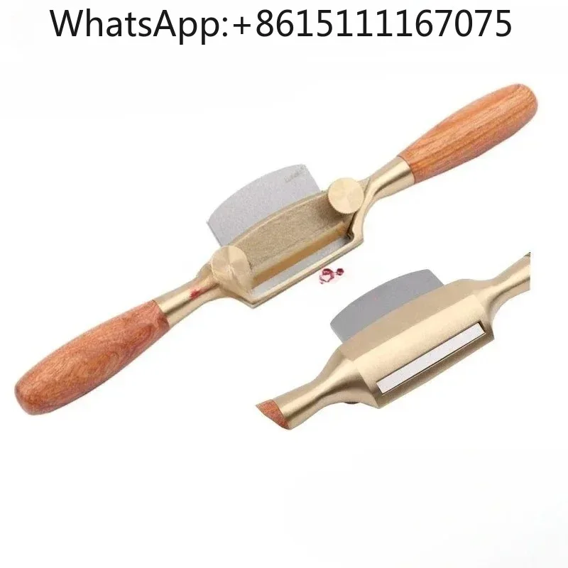 Brand New Qiangsheng Luban Bronze Spokeshave Round Sole For Chair Leg Bow Hollow Wood Polishing, High Quality