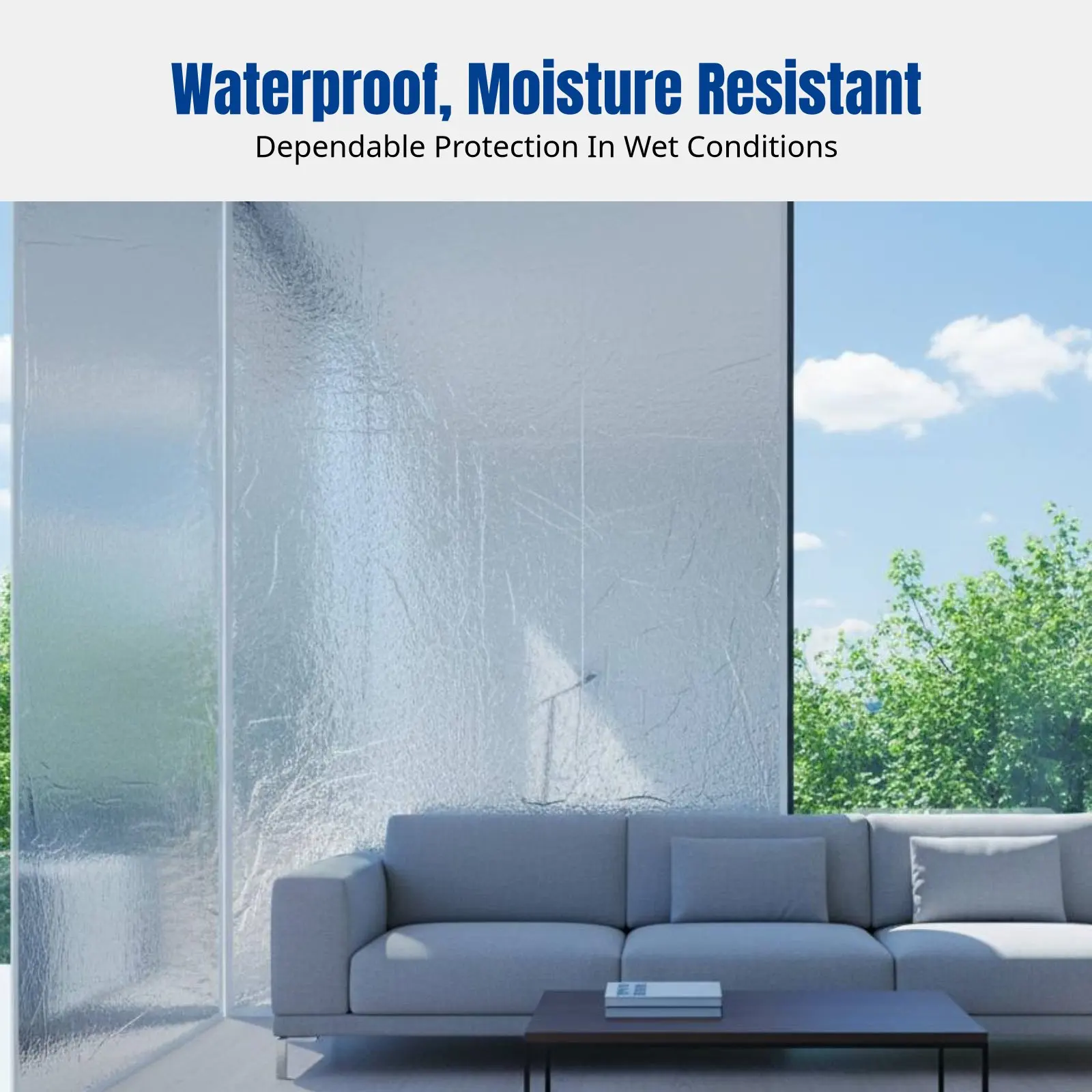 Window Insulation Film, Heat Reflective Aluminum, Double-Sided Sun Protection, Glass Cold-Resistant Cover for Balcony Greenhouse - view 3