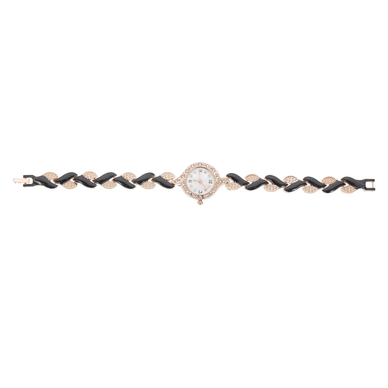 

1pc Leaf Quartz Watch Women Hand Chain Stylish Bracelet Fashion Ladies Watches Bangle Wrist Dating Party School Gifts