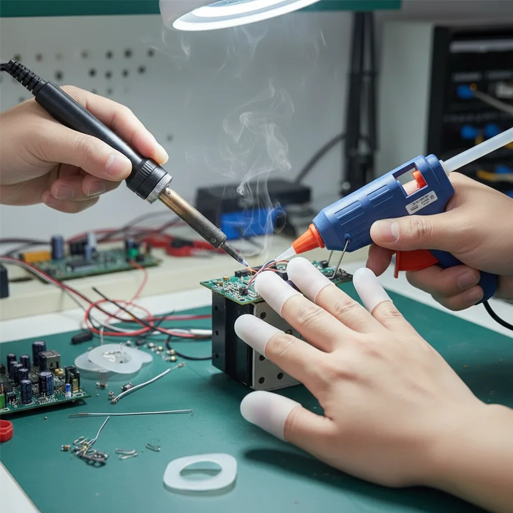 

5 шт. силиконовые защитные колпачки для пальцев, устойчивые к высоким температурам, противоскользящие для приготовления пищи, выпечки, чистки