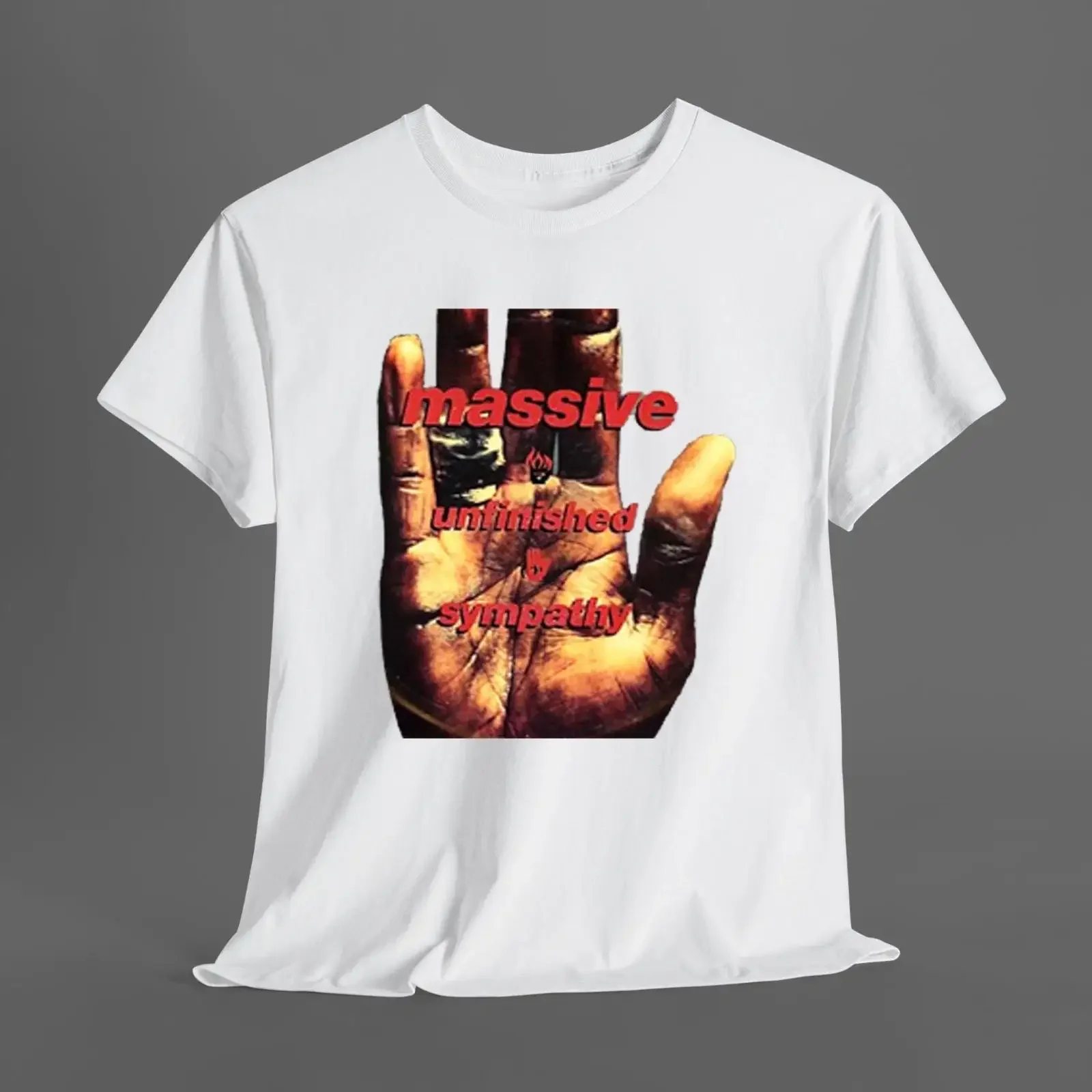 Massive Attack T Shirt bjork portishead vintage Washed homme Versatile Unisex Breathable Comfortable designer clothes