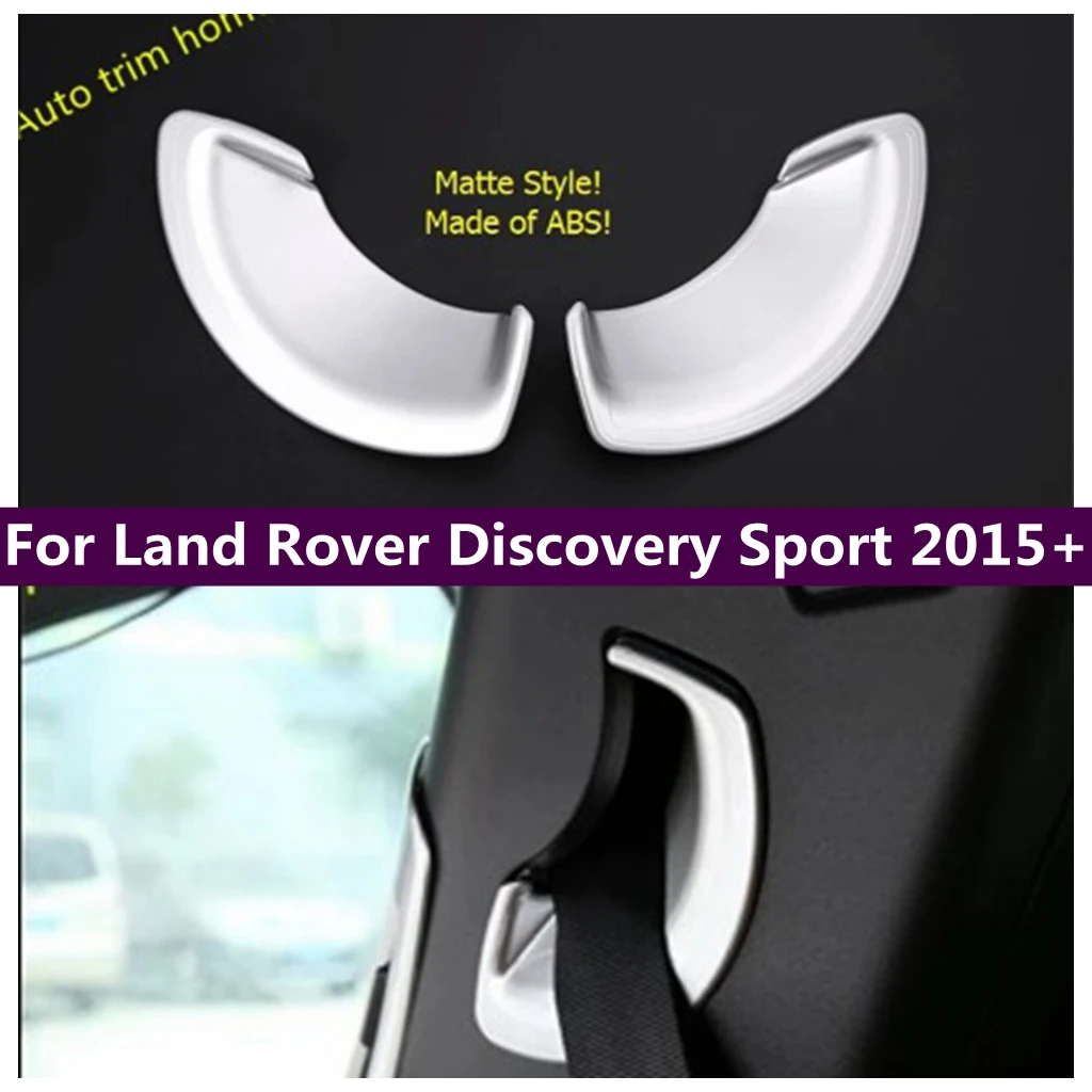 

ABS Matte Rear Row Car Safety Seat Belt Cover Trim Fit For Land Rover Discovery Sport 2015 - 2023 Decoration Frame Accessories