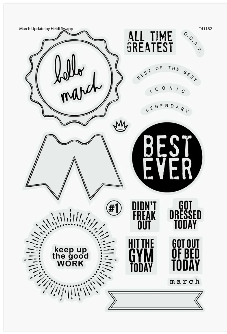2024 New English Transparent Clear Stamps for DIY Scrapbooking/Card Making Fun Decoration Supplies B0047