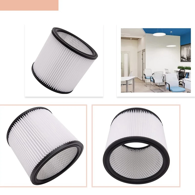 AD-ตัวกรองทดแทนสำหรับ Shop-VAC 90350 90304 90333การเปลี่ยนที่เหมาะกับเครื่องดูดฝุ่นแห้งเปียกส่วนใหญ่5แกลลอนขึ้นไป