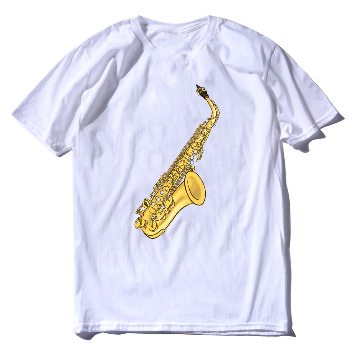 Saxophone T Shirts - Love Saxophone Colorful Shirt summer dress T-shirt