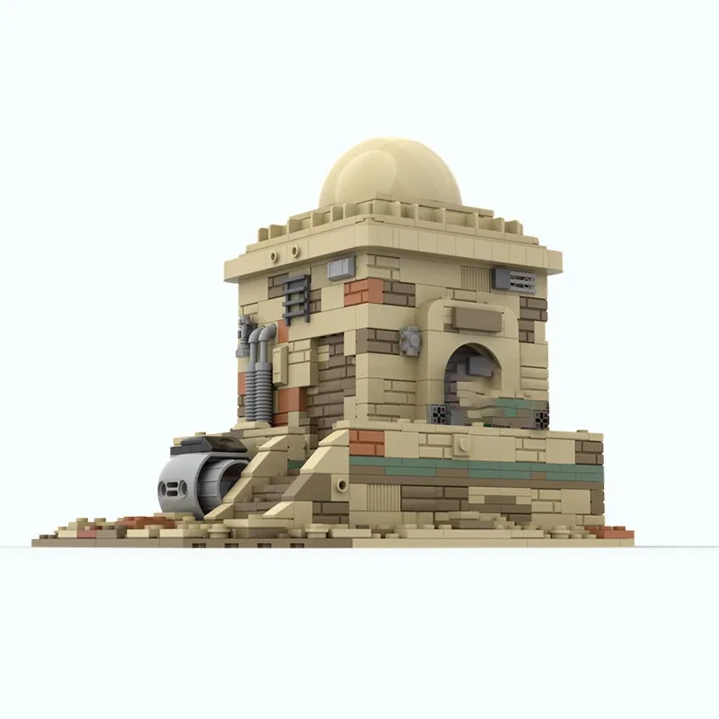 بقعة MOC-112429 141949 119111 اللبنات السماء المرصعة بالنجوم فيلم الصحراء منزل نموذج لتقوم بها بنفسك تجميع الطوب منزل نموذج قاعدة المعركة