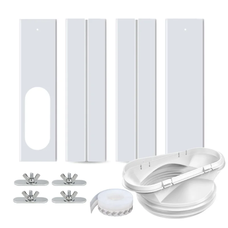 Universal Portable AC Window Kit Adjustable For Sliding Air Conditioner Vent Exhaust Home