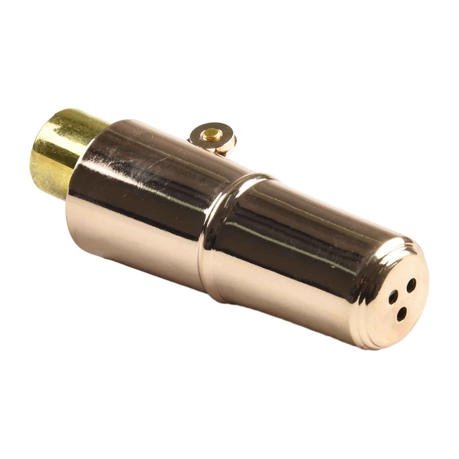 Brass For Alto Sax Mouthpiece with Metal Ligature and Cap Replacement Part for Saxophone Accessories Lightweight and