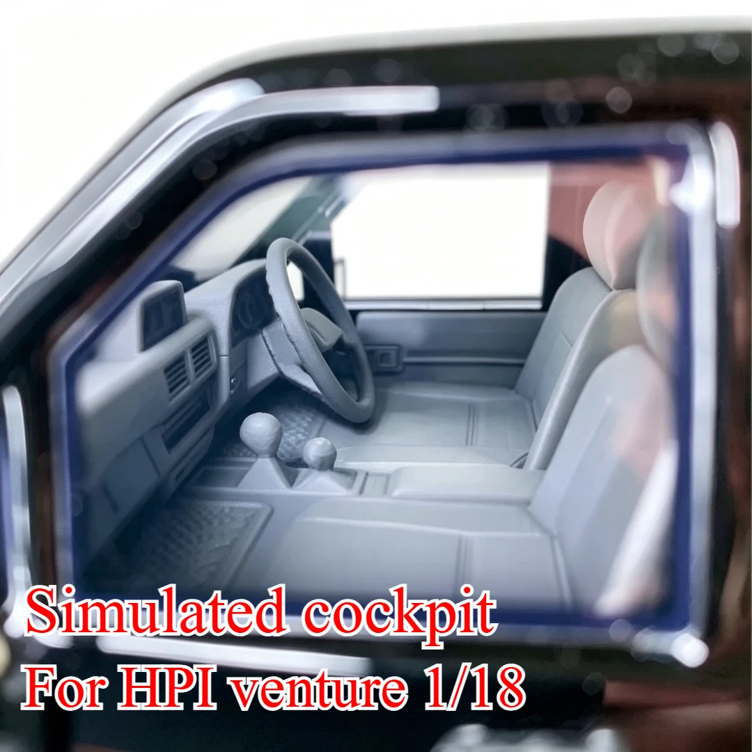 RC Offroad Truck Decorative Custom Scale Simulated Cockpit For HPI Venture Realistic Interior Cosmetic Mood Upgrade Accessories