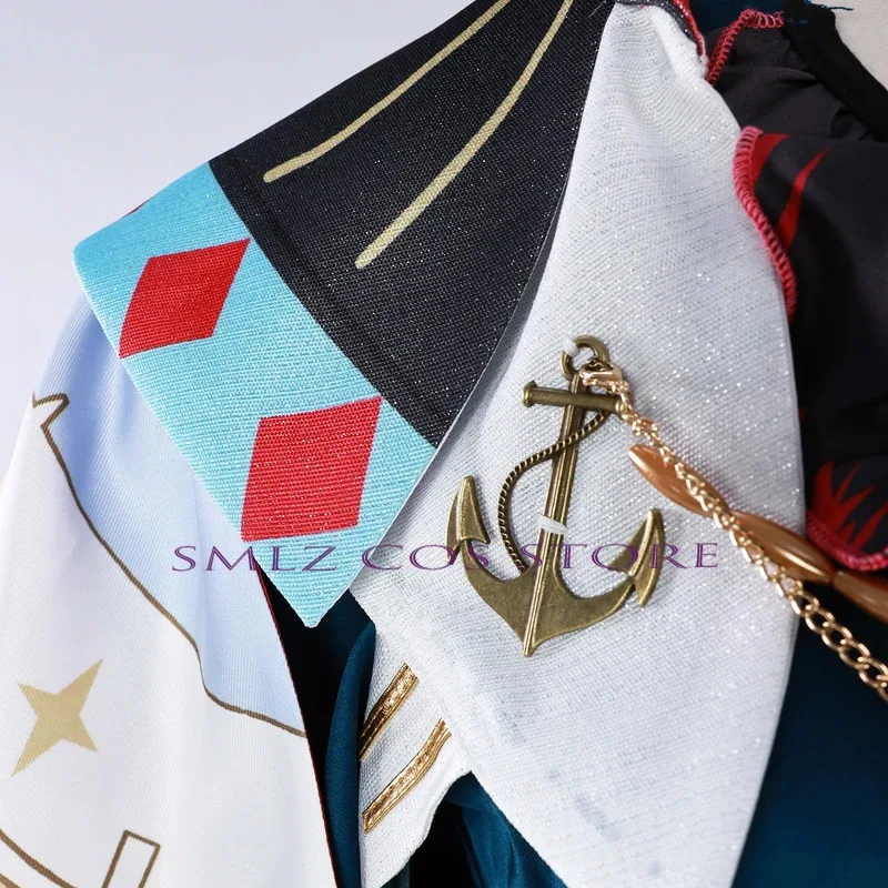 CyGame Wuthering Waves Brant Cosplay Costume Man Knight Brant Templar Uniform Wig Suit Halloween Comic Con Animation Outfit